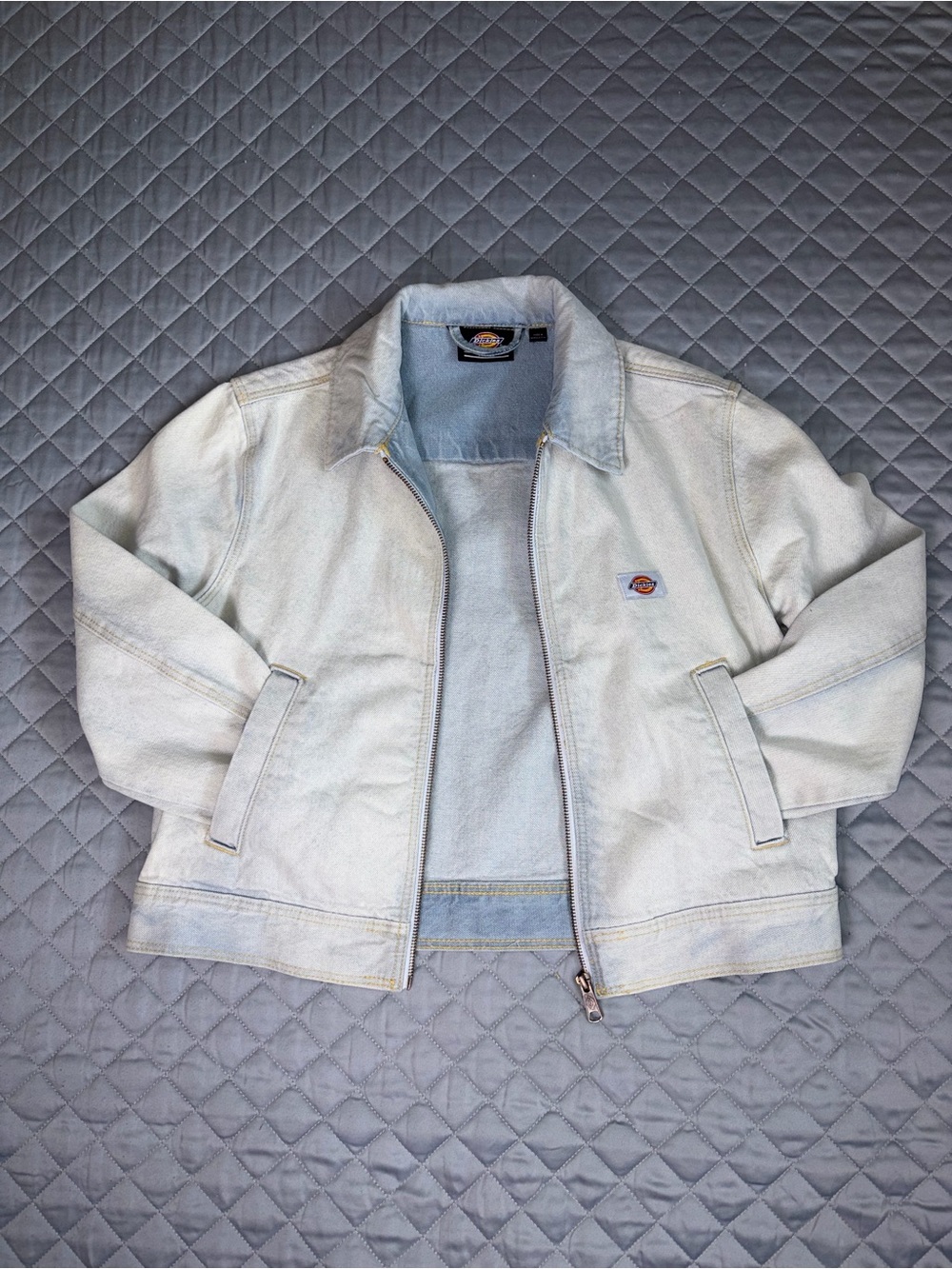 Women’s Dickies light wash Denim Zip Jacket